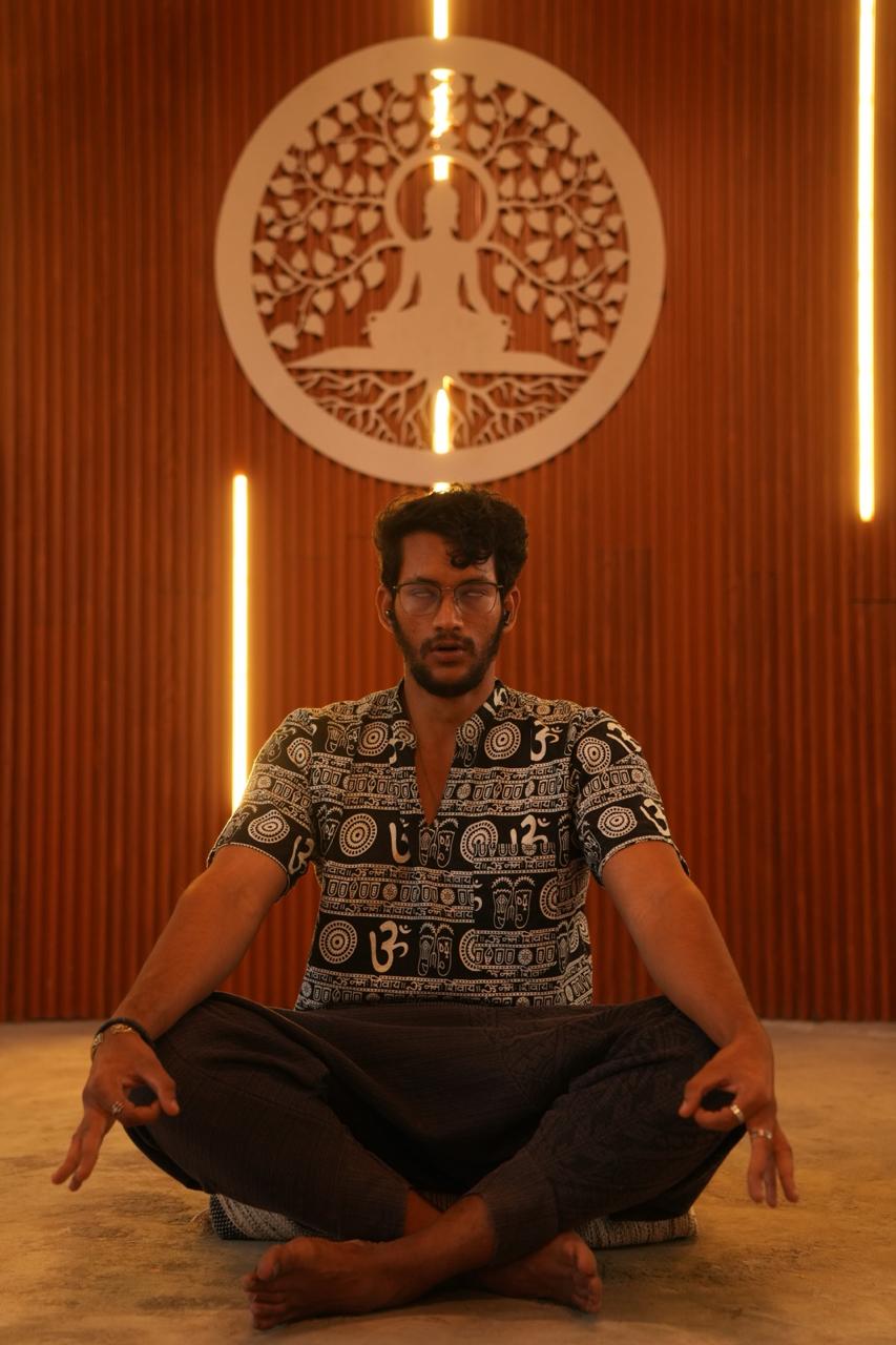 Dushyant Dharma in meditation